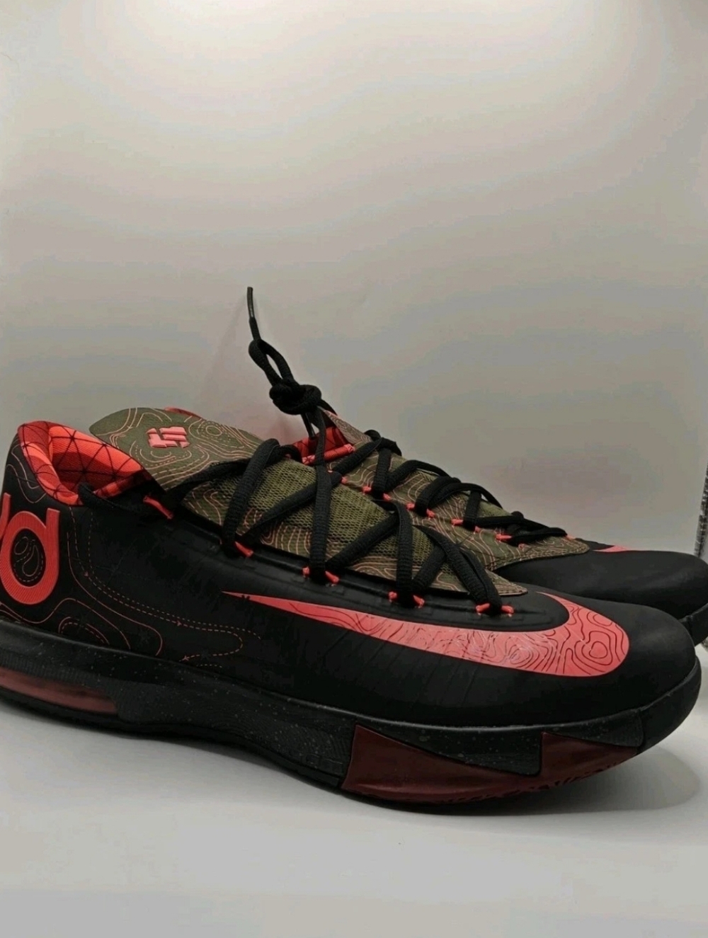 Nike KD 6 VI Meteorology 2013 Size 10.5 Black Pink Sneakers w Box 599424-006